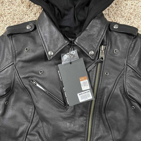 Harley-Davidson Women’s Potomac 3-in-1 Genuine Leather Riding Jacket, Size M - Picture 11 of 16